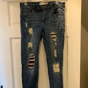 Garage skinny jeans.